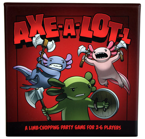 Axe-A-Lot-L - A Comical Limb-Chopping Party Game for 2-6 Players On Family Game Night - for Axolotl Fans Ages 7 and Up 162 Cards